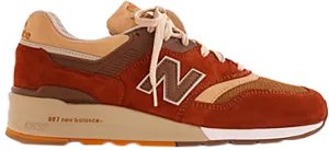 New Balance J Crew x 997 'Butterscotch' sneakers, brown