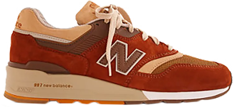 New Balance J Crew x 997 'Butterscotch' sneakers, brown