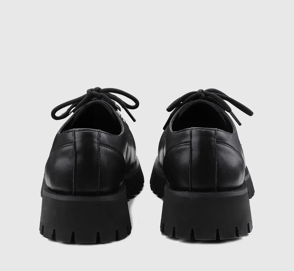 Platform Big Toe Leather Shoes