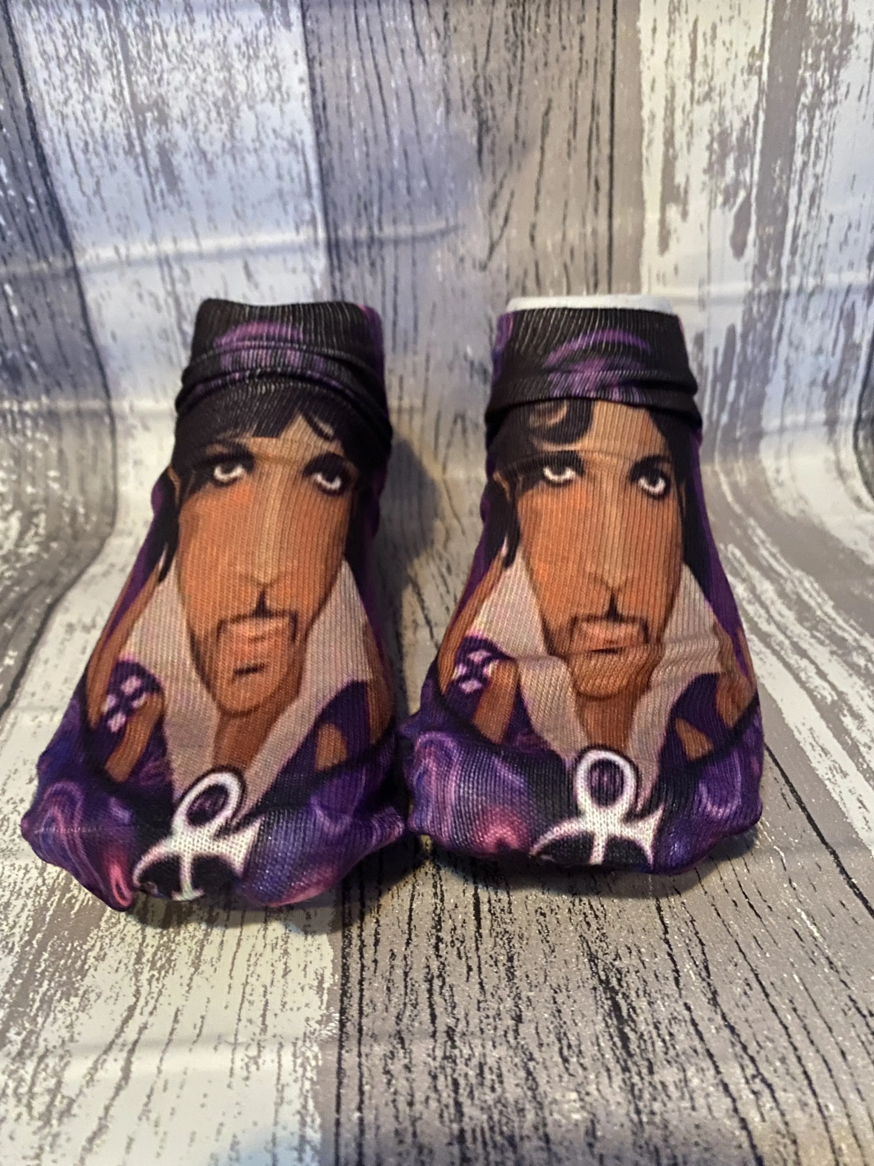 Purple Rain Prince Socks