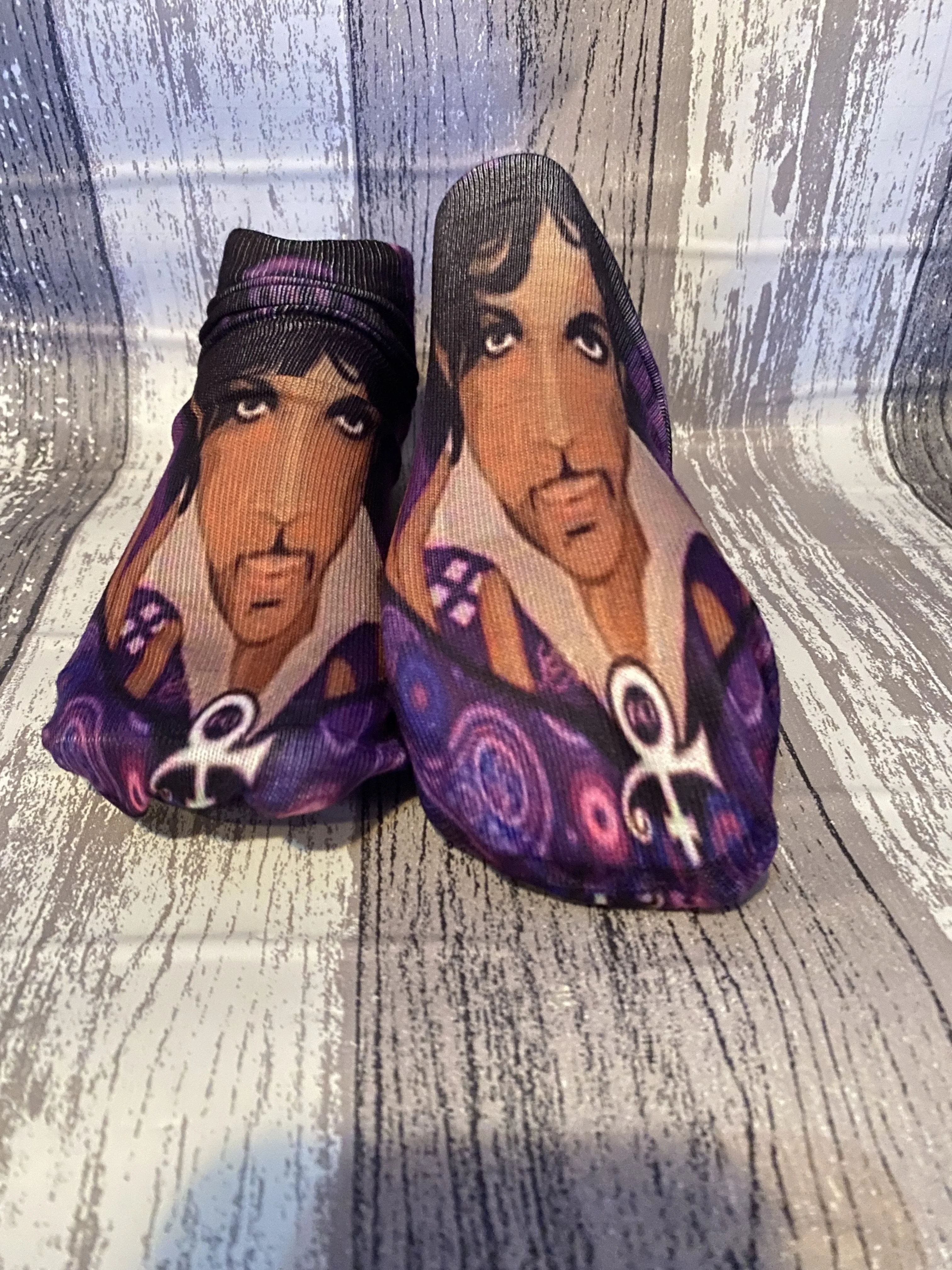 Purple Rain Prince Socks