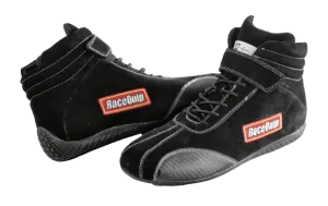 RaceQuip Euro Carbon-L Series Race Shoes - Black - 4 US Mens (Womens 6) - 30500040