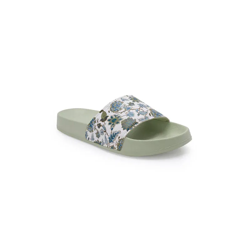 RedTape Women Green Sunnies Sliders