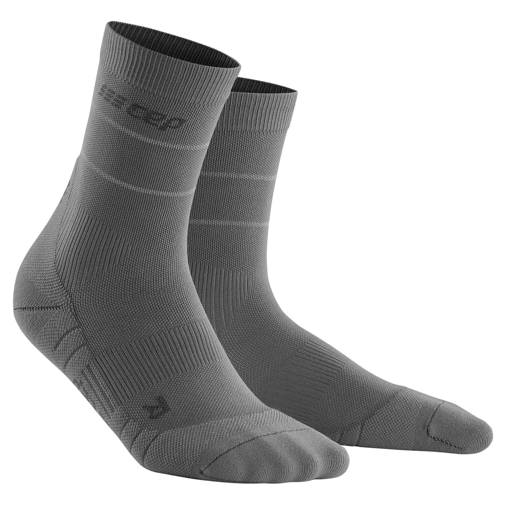 Reflective Mid Cut Compression Socks, Men