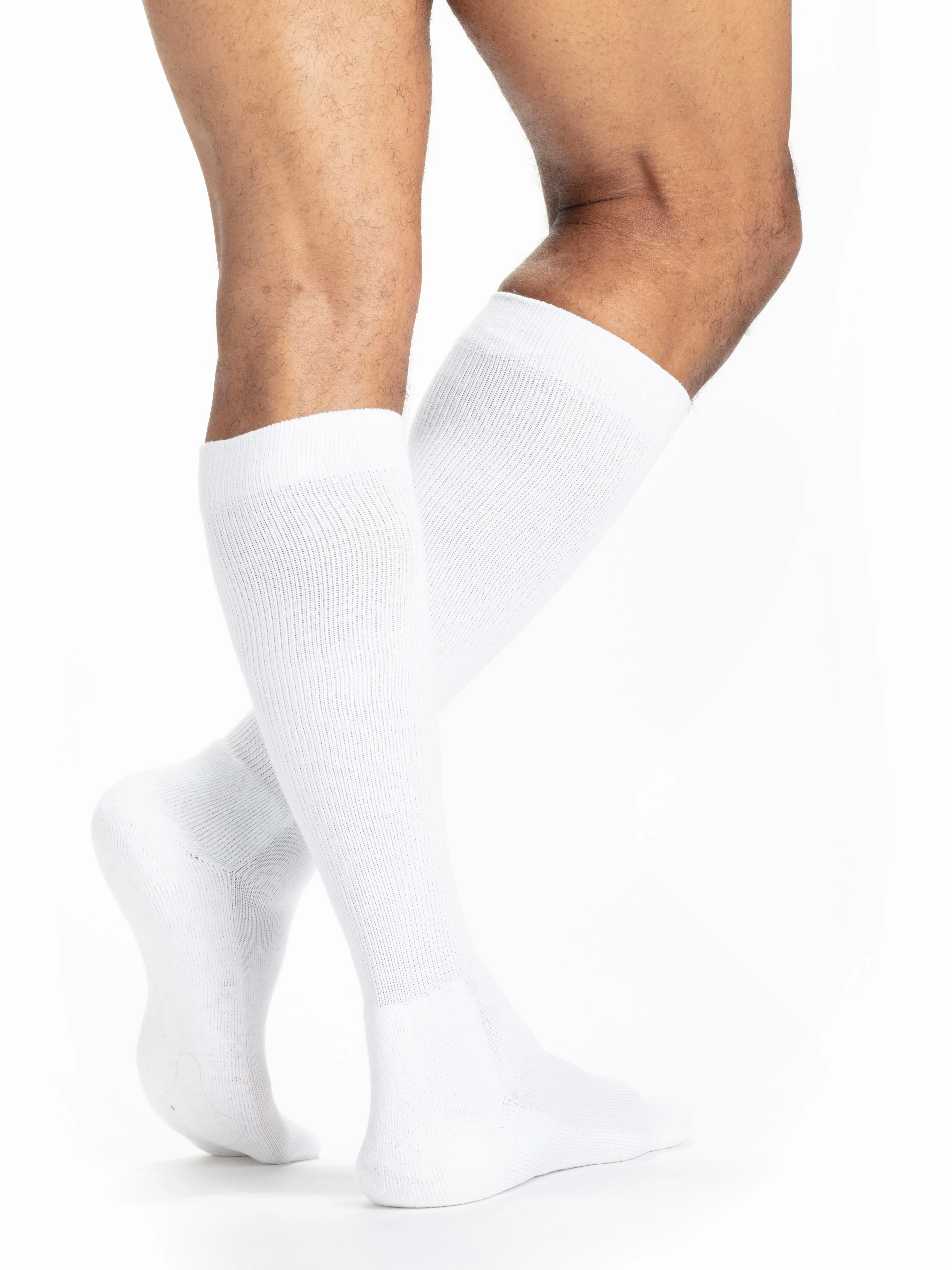 Sigvaris Diabetic Compression Socks (Formerly 602 Diabetic) Men's Knee High  18-25mmHg-Closed Toe