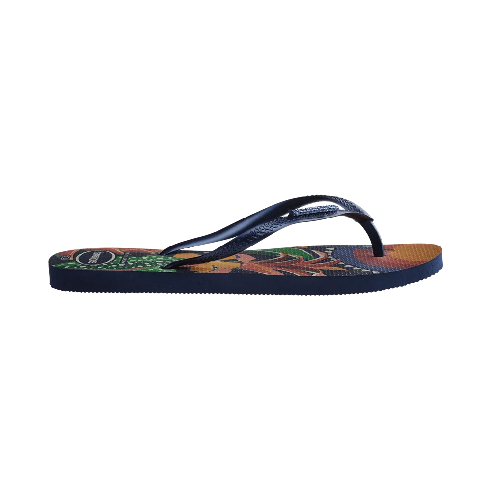 Slim Tropical Flip Flops