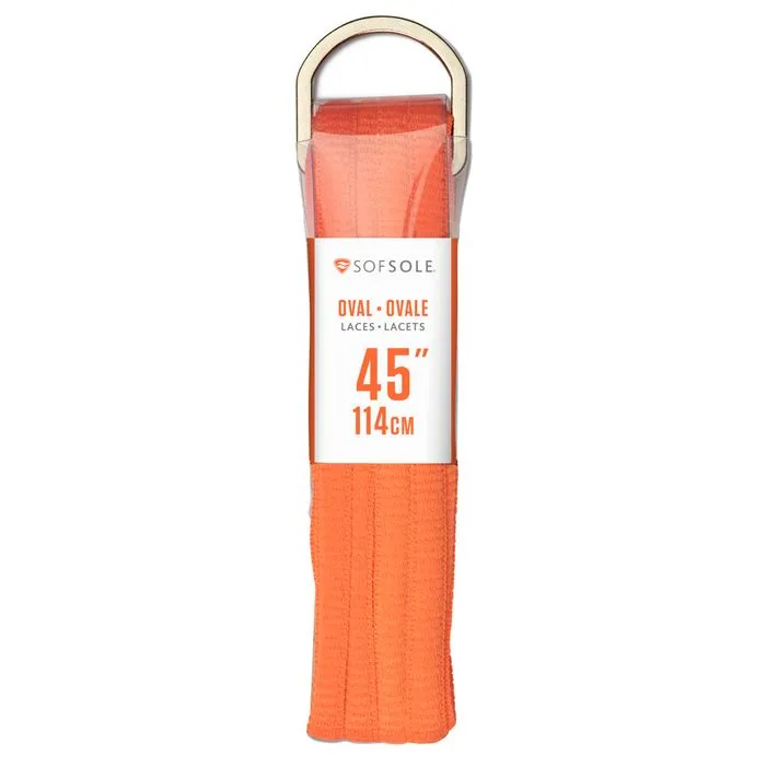 Sof Sole Orange Oval Laces-45''