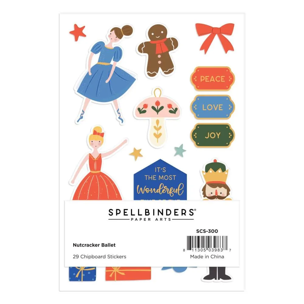 Spellbinders Chipboard Stickers Nutcracker Ballet*