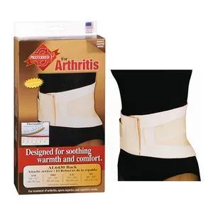 Sportaid Back Support Arthritis Neoprene ThermaDry, Beige, X-Large