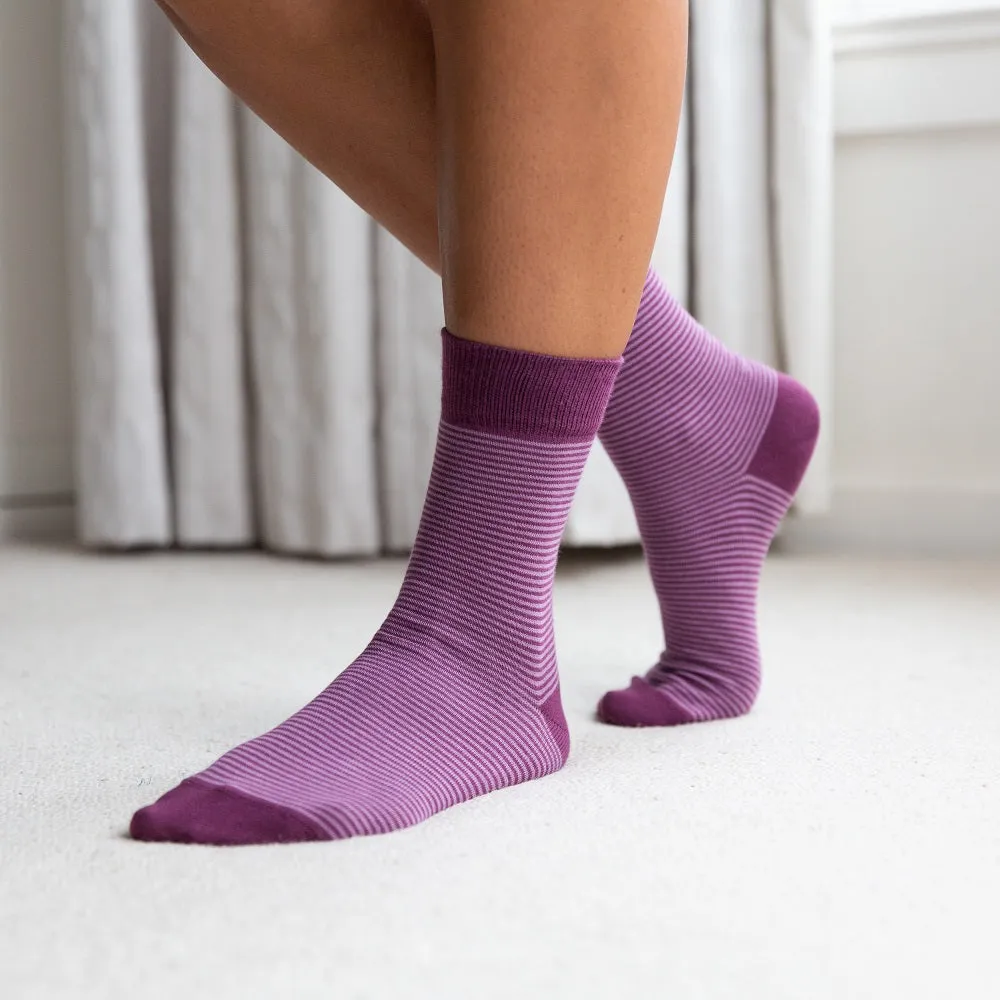 Striped Socks - 98% Organic Cotton