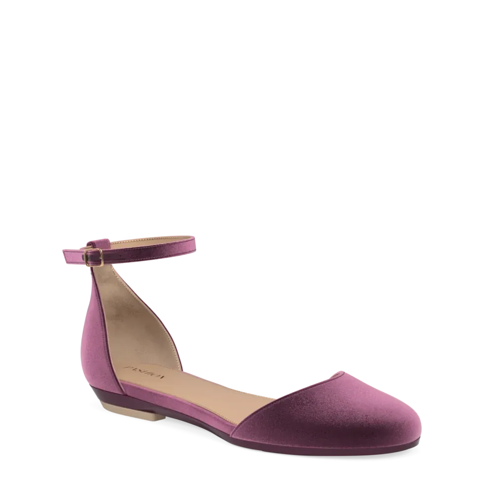 The Jocelyn - Sugar Plum Velvet 3 Stiletto