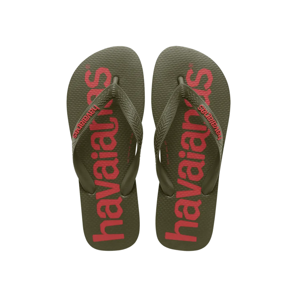 Top Logomania 2 Flip Flops