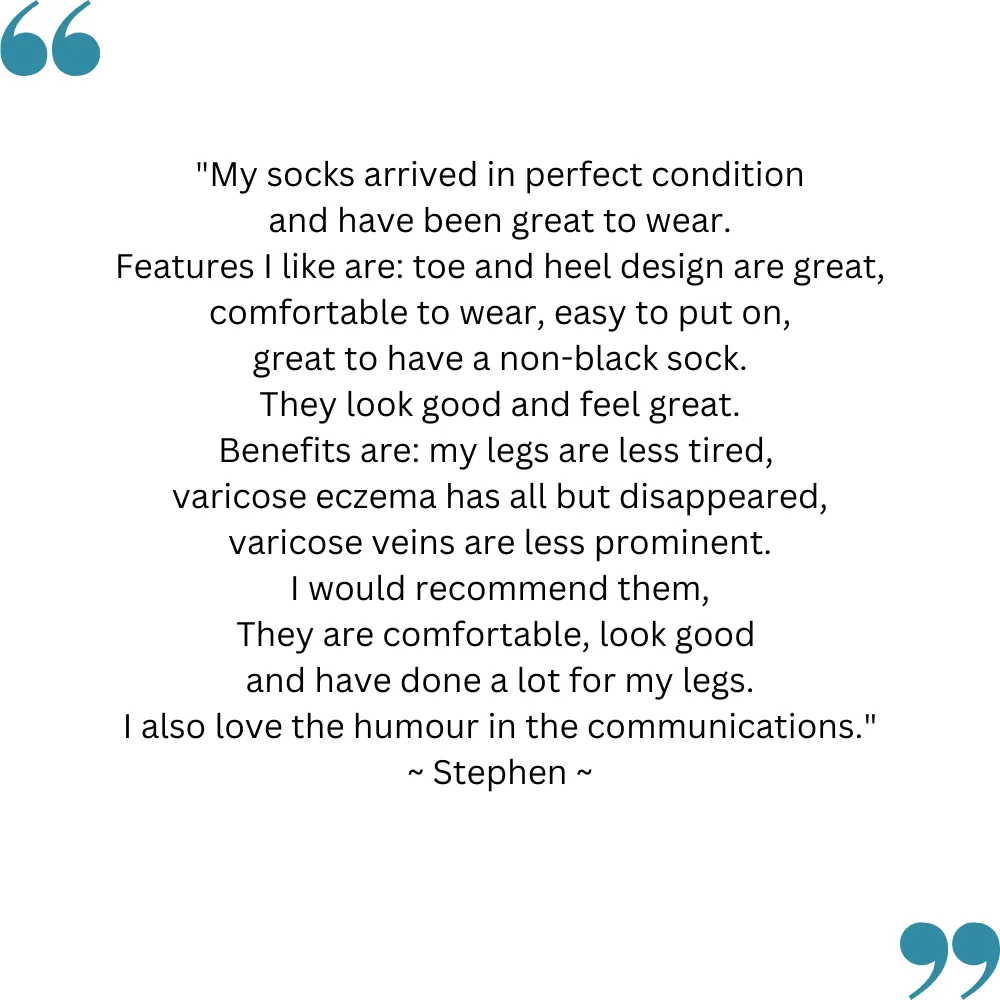 TXG Compression Stockings for Men - Gentleman's Comfort Omniease Range