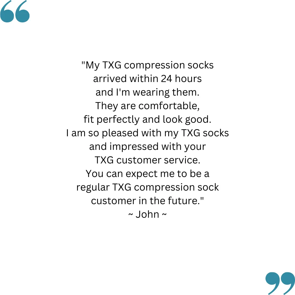 TXG Compression Stockings for Men - Gentleman's Comfort Omniease Range