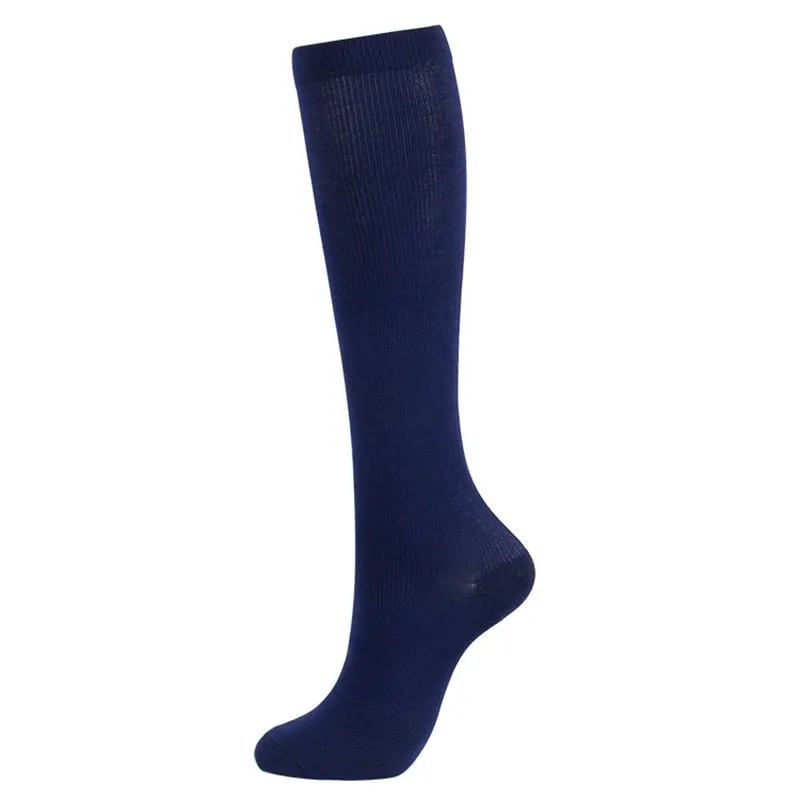 Unisex Professional Compression Socks, Breathable,   Anti Swelling,   Fatigue Pain Relief, High Stockings