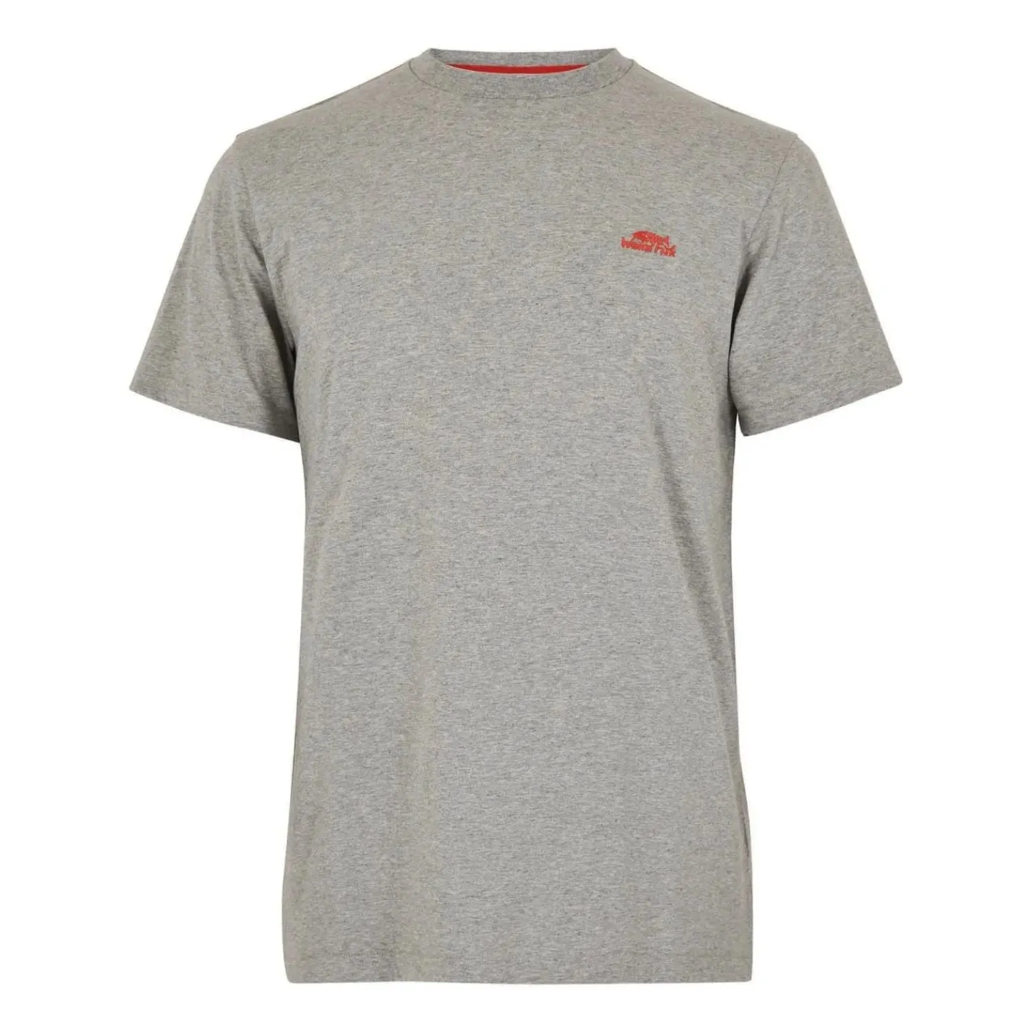 Weird Fish S Grey Marl Organic Branded Fished T-Shirt