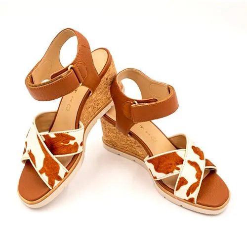 Wirth Hispanita Wedge Sandal (Women) - Cognacature