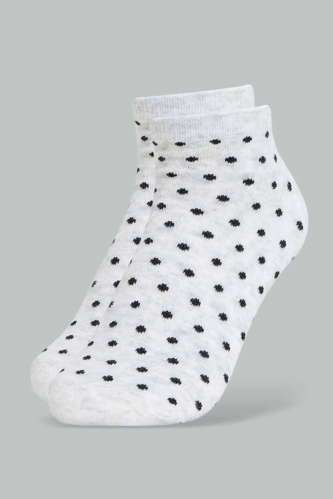 Women Assorted Polka Print Ankle Socks (Pack of 3)