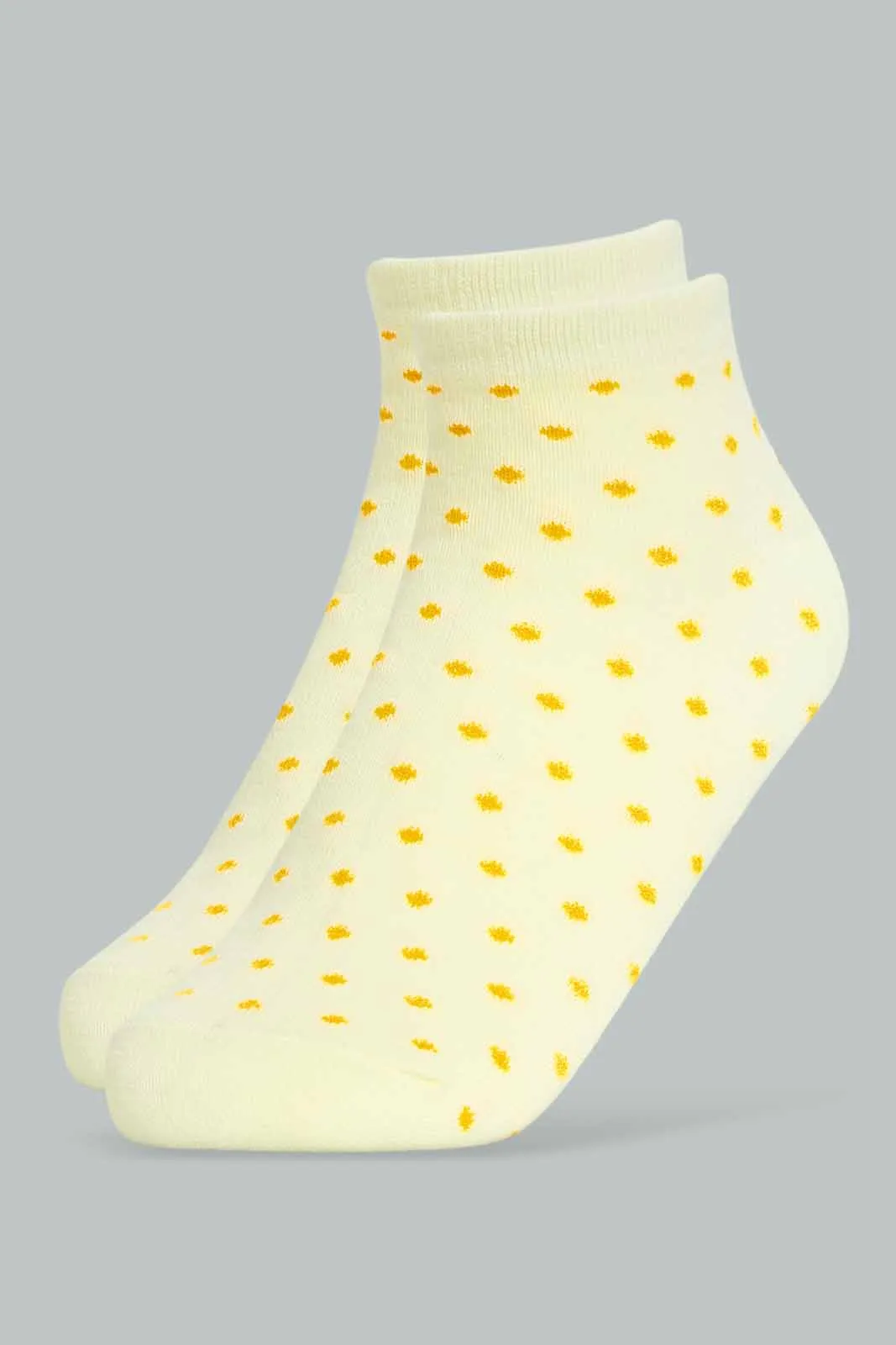 Women Assorted Polka Print Ankle Socks (Pack of 3)