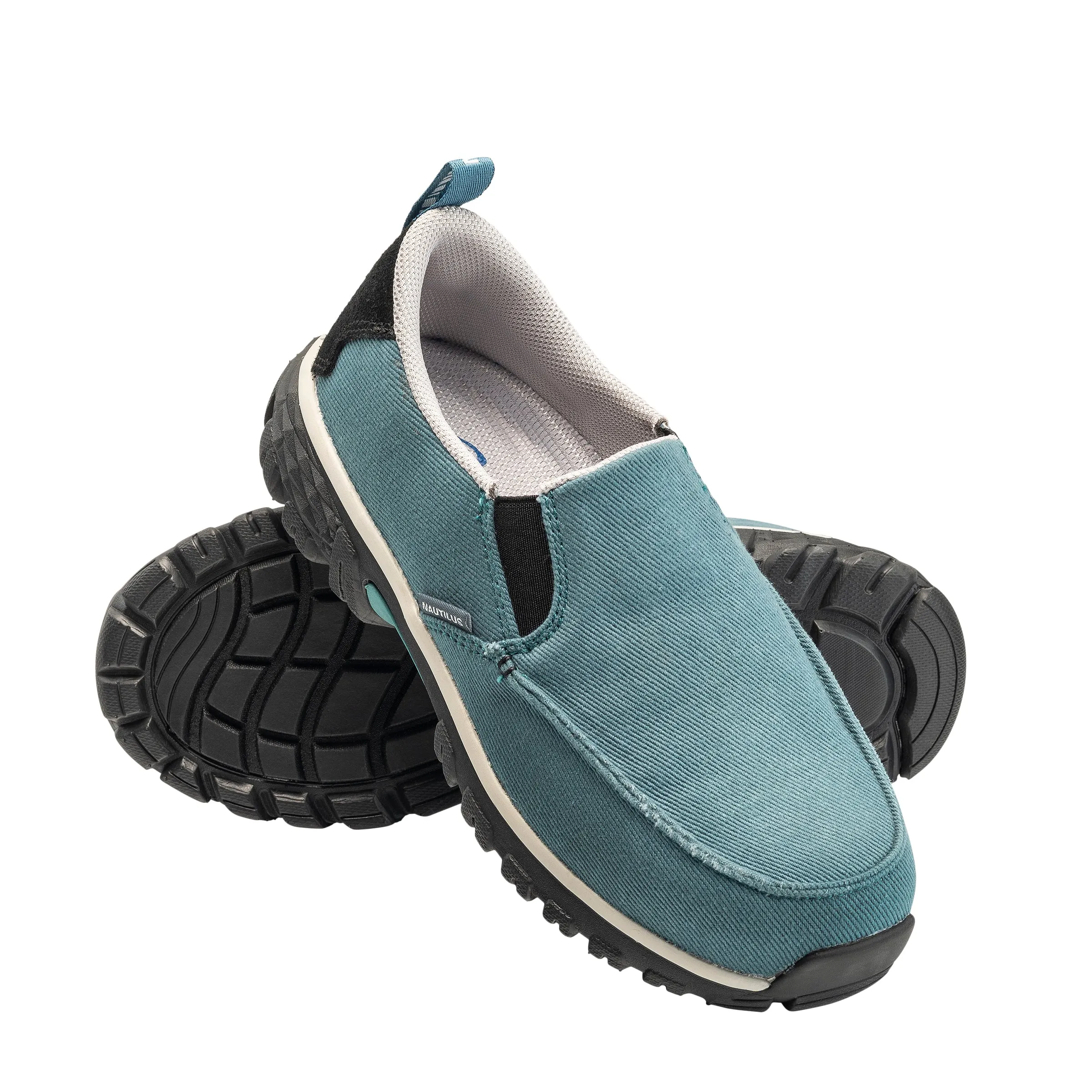 Women's Breeze Laguna Blue Alloy Toe SD10 Slip-On Work Shoe