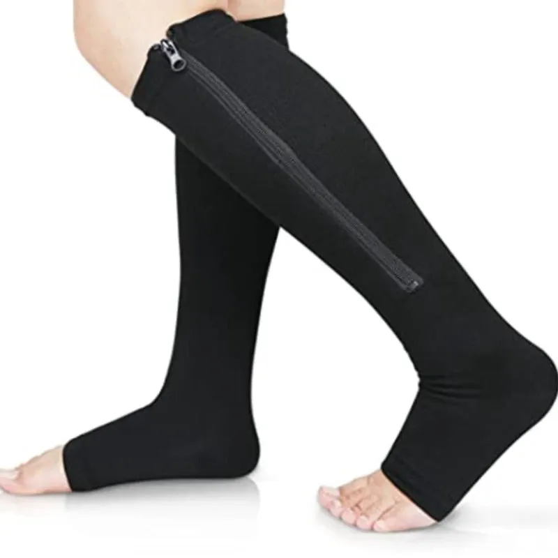 Women's Open Toe Plantar Pain Relief Compression Socks