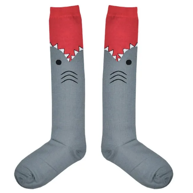 Women's Shark Knee High Socks