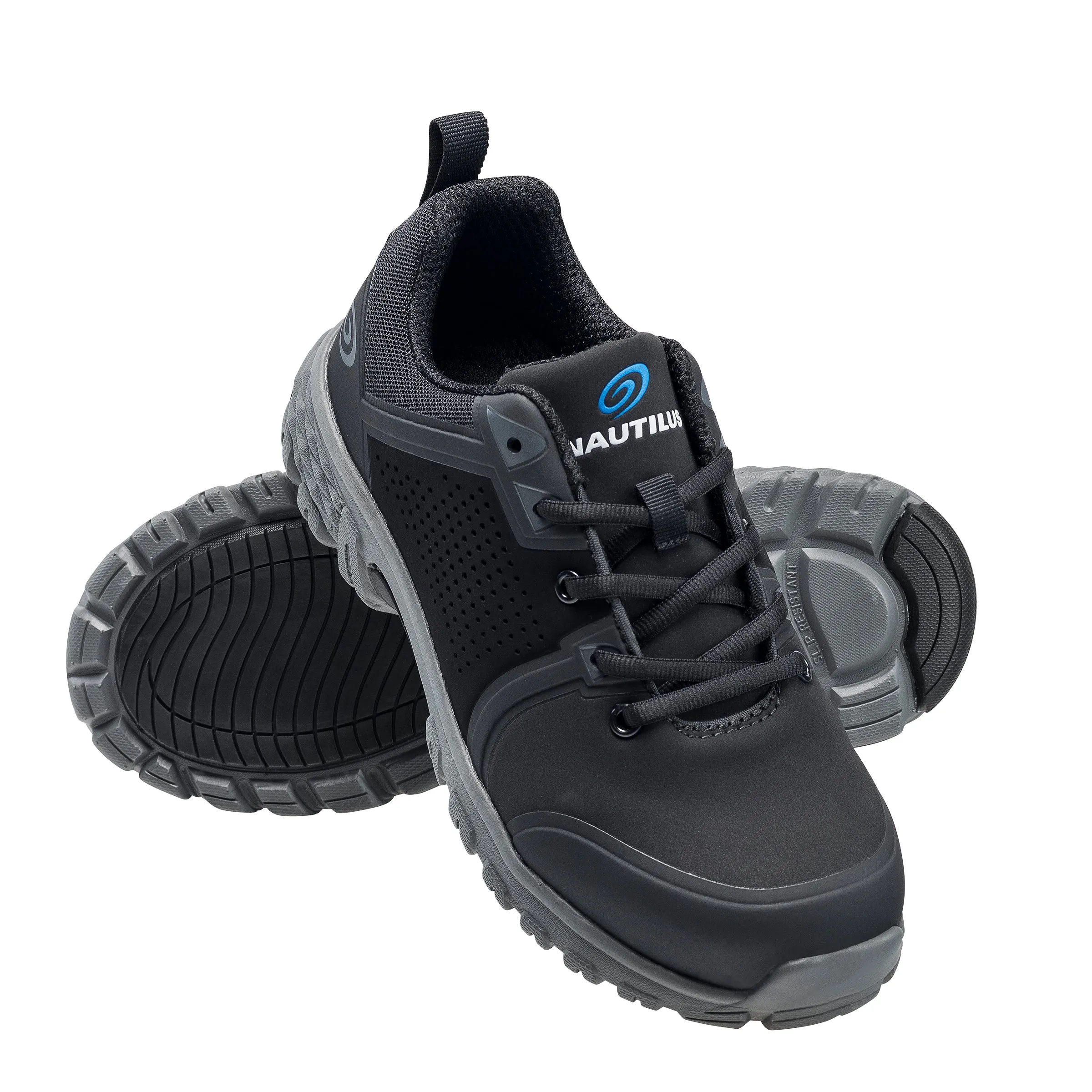 Women's Zephyr Black Alloy Toe SD10 Athletic Work Shoe