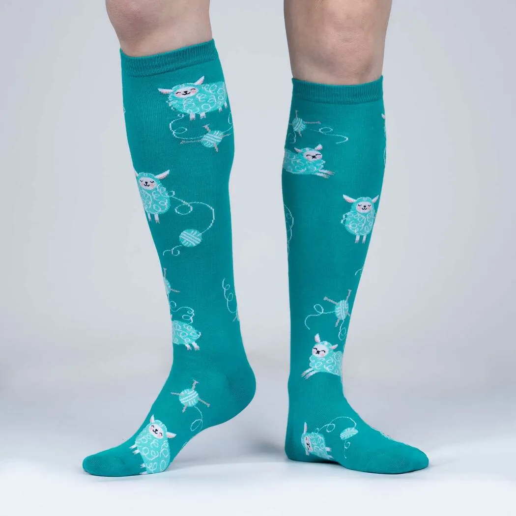 Wool Ewe Be Mine? Women's Knee High Socks