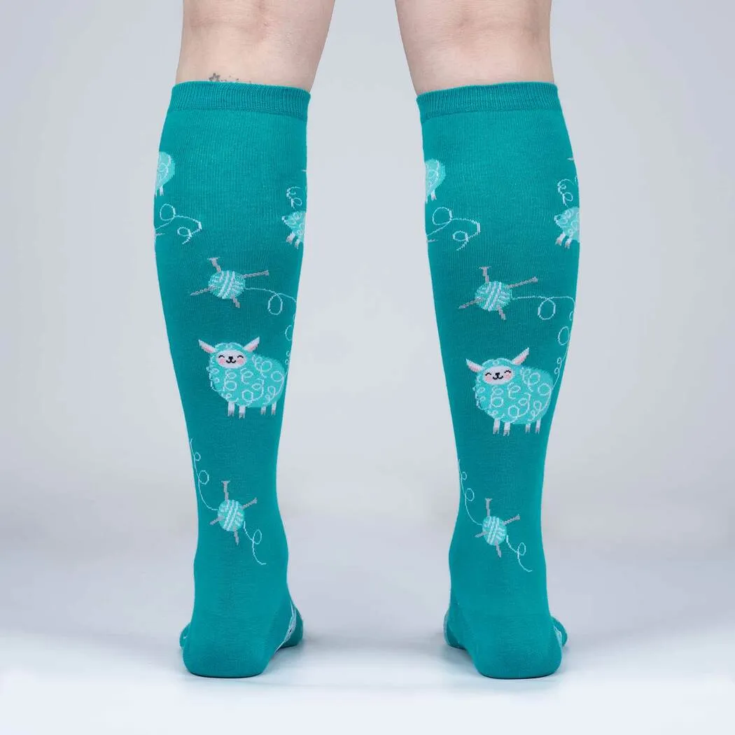 Wool Ewe Be Mine? Women's Knee High Socks