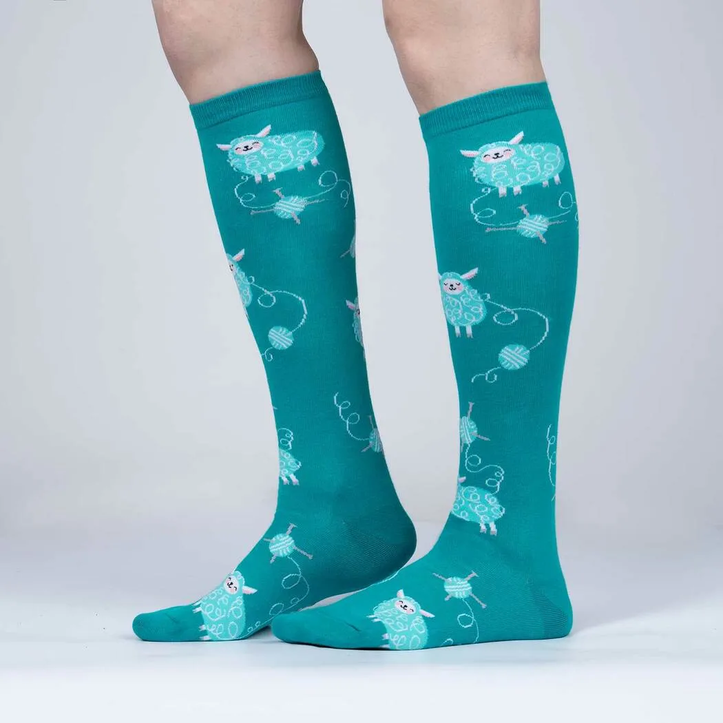 Wool Ewe Be Mine? Women's Knee High Socks